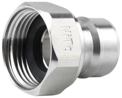 NiTo 1" rf.koblingsnippel m/1" indv. RG