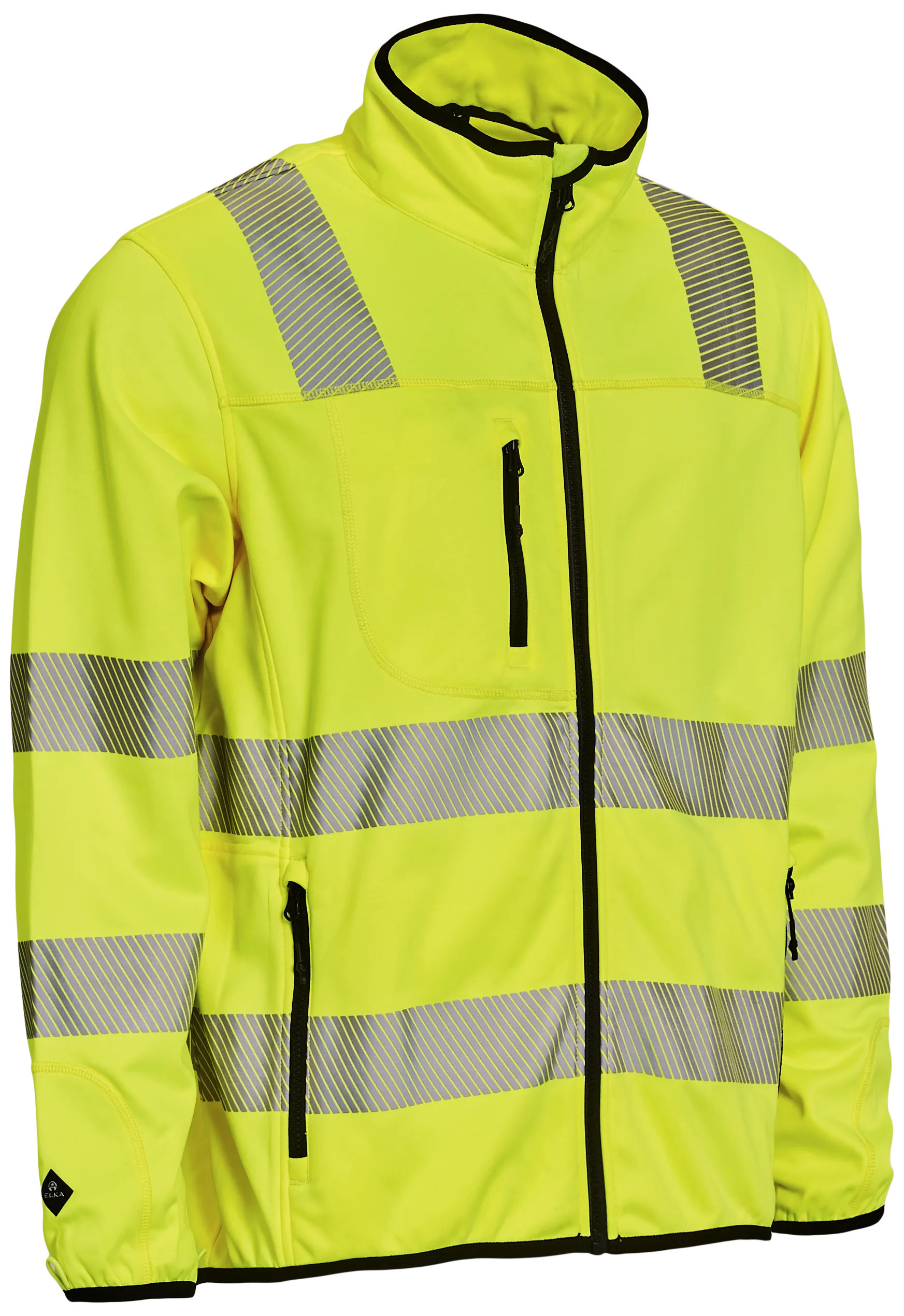 Hi-vis fleecejakke midlayer zip-in 150015R gul str. S