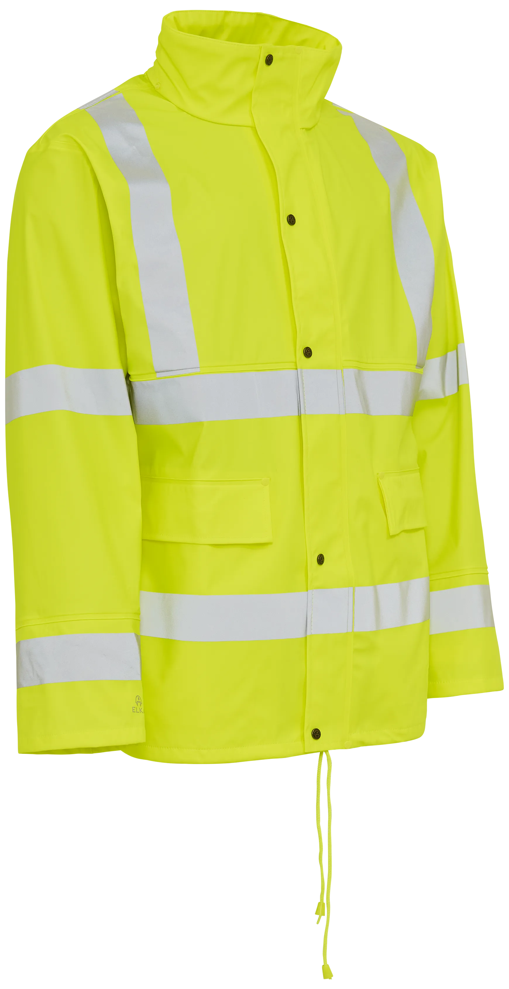 Synlighetsjakke med refleksstriper 026300R gul str. S