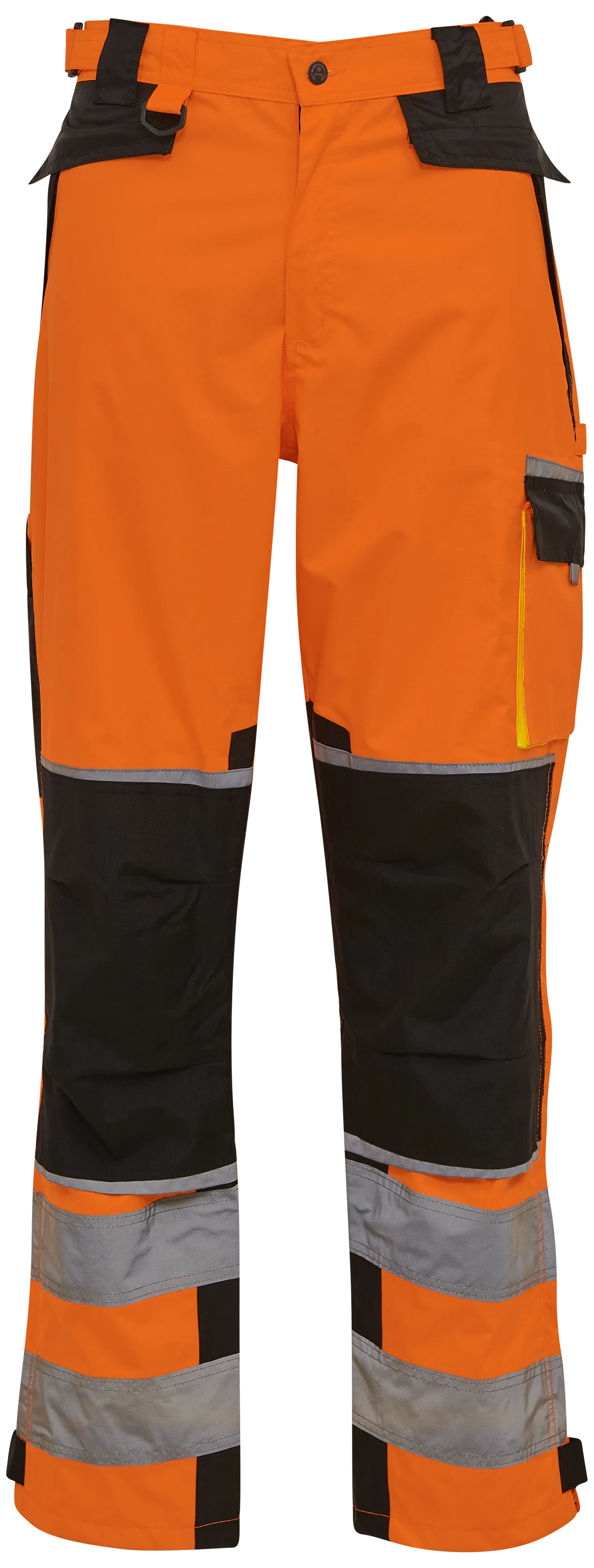Synlighetsbukser 082404R oransje/svart str. L