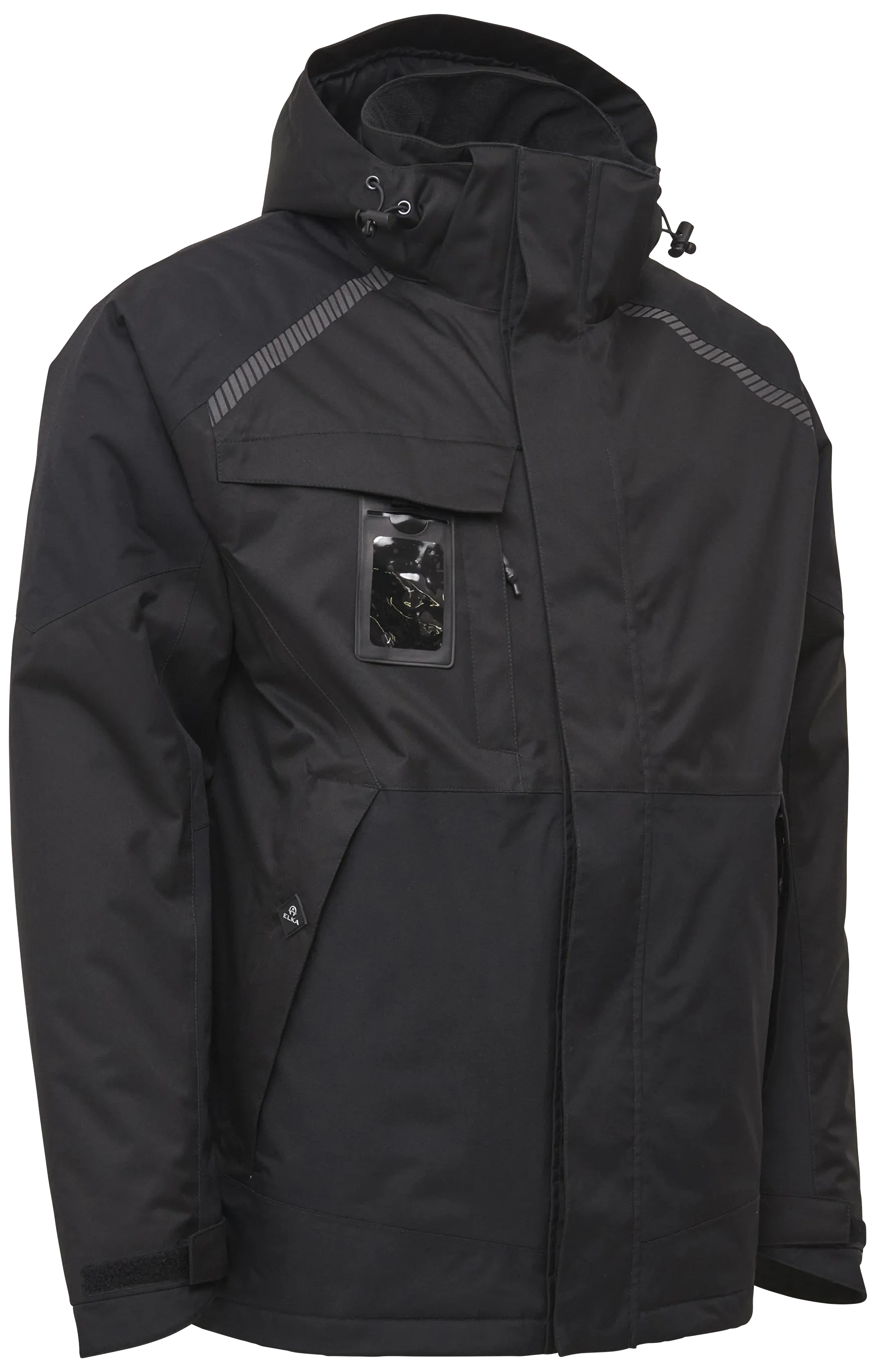 Vinter-arbeidsjakke stretch 186100 sort str. 4XL