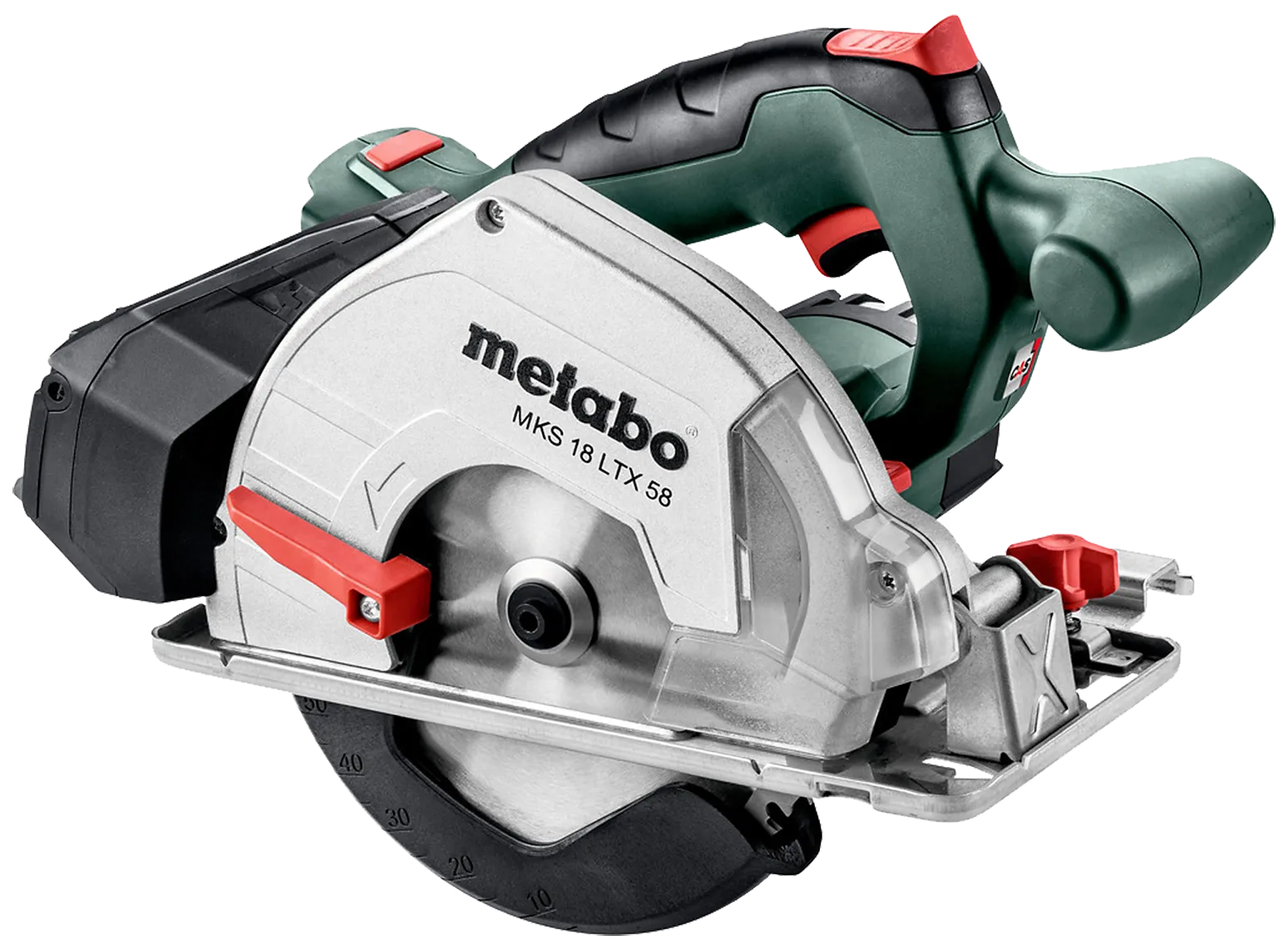Metallrundsag 165mm MKS 18 LTX 58 solo, i Metaloc