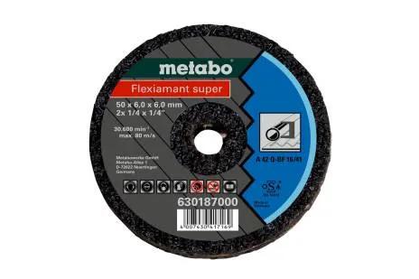Skrubbskive Flexiamant Super 50×6x6 mm til stål