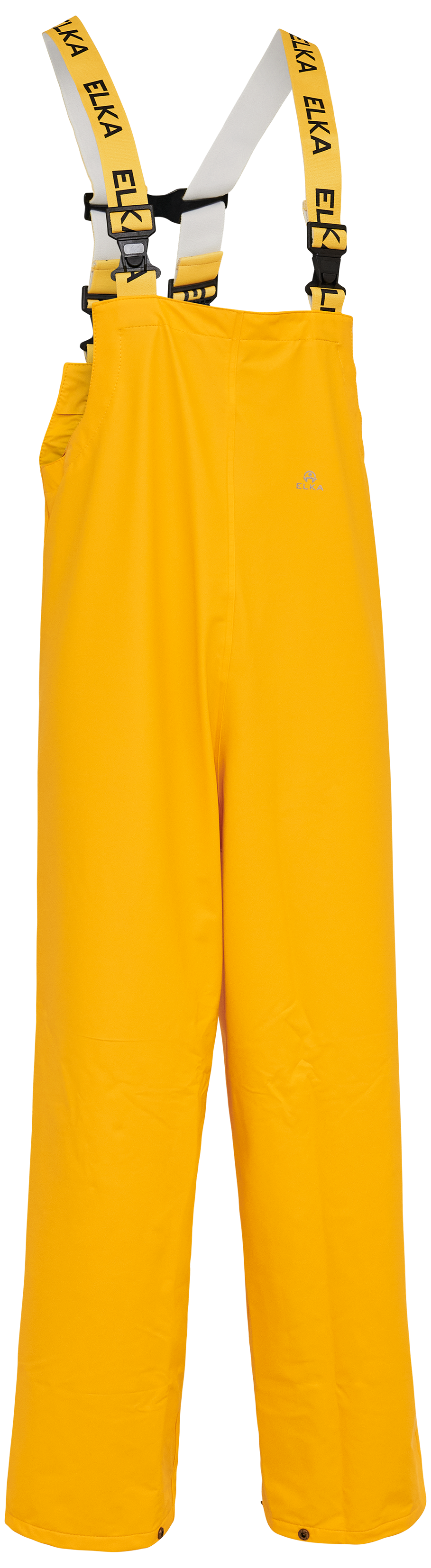 Regndress med seler PU 029900 gul str. S