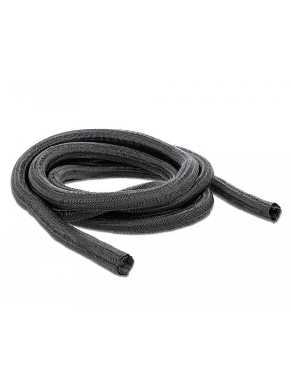 DeLOCK Braided Sleeve self-closing 2m x 19mm black