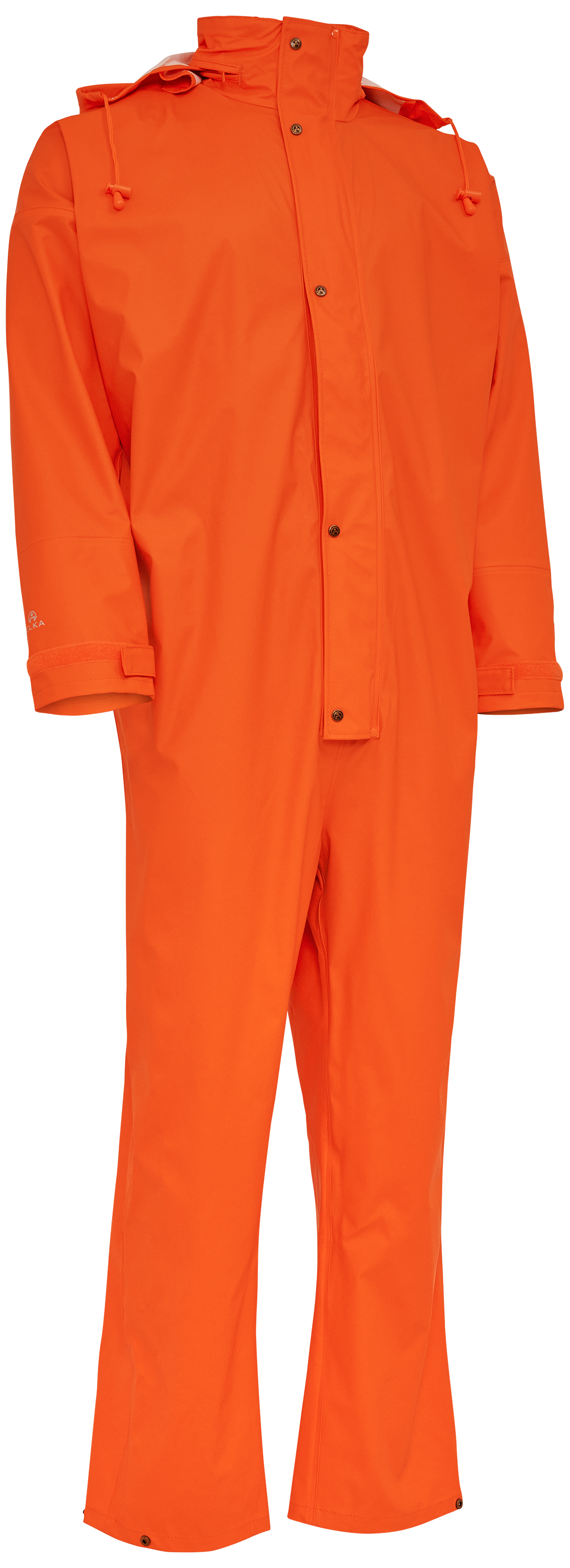 Regndress PU 028003 oransje str. XL