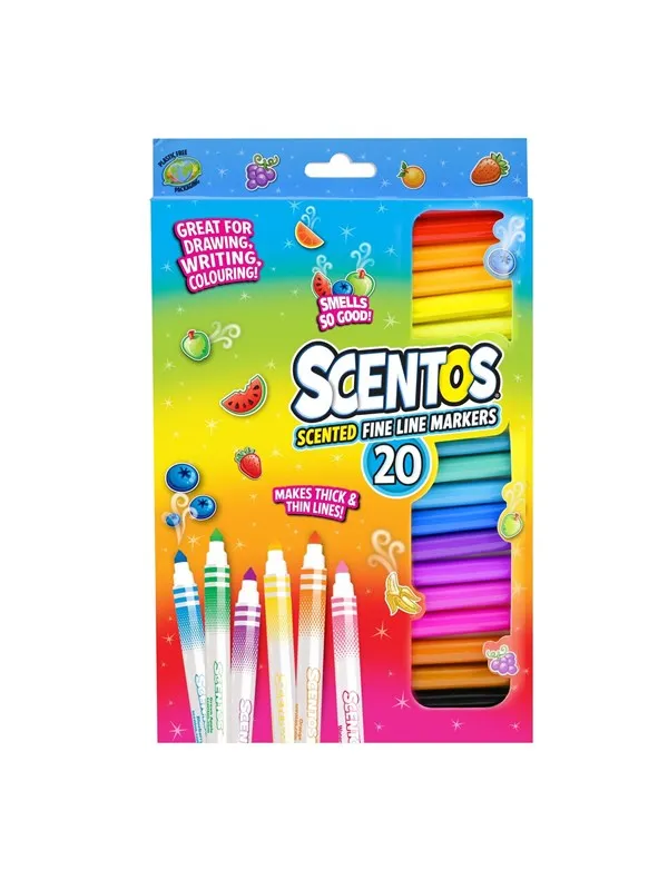 Scentos Fine Liners 20 pcs CDU