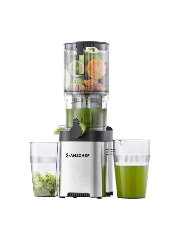 AMZCHEF CE-ZM1902B-SV Slow Juicer