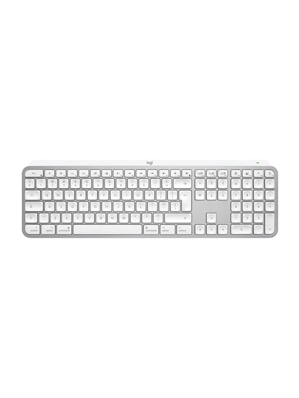 Logitech MX Keys S for MAC - Pale Grey - Tastatur - Engelsk (USA) - Hvit