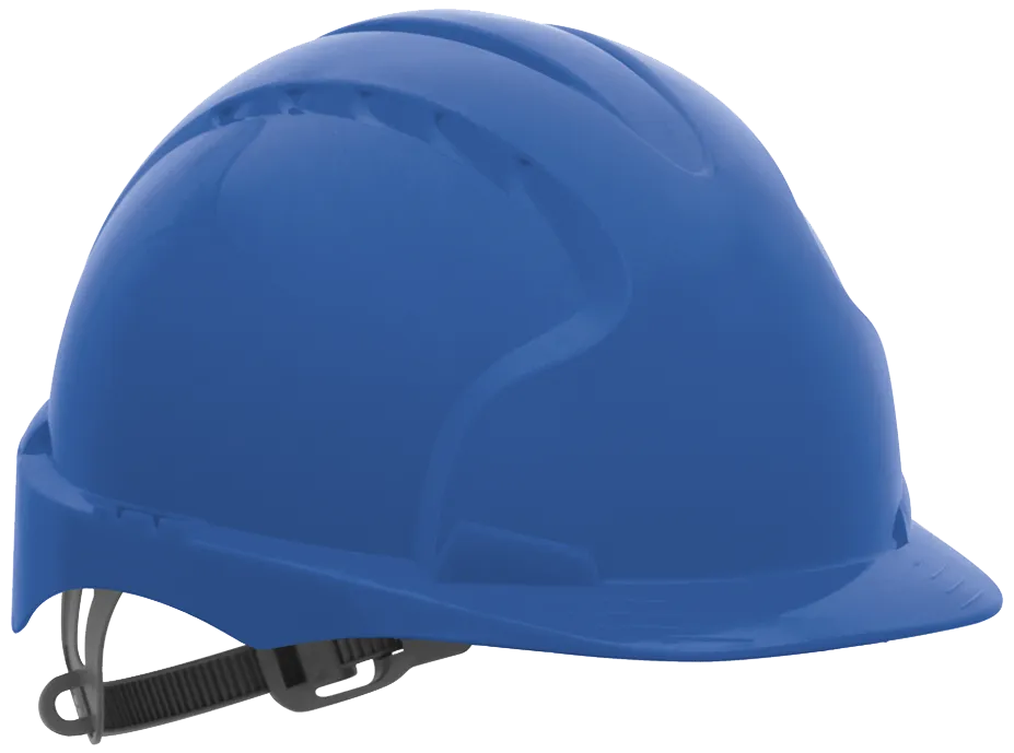 JSP sikkerhetshjelm EVO3 uventilert, blå