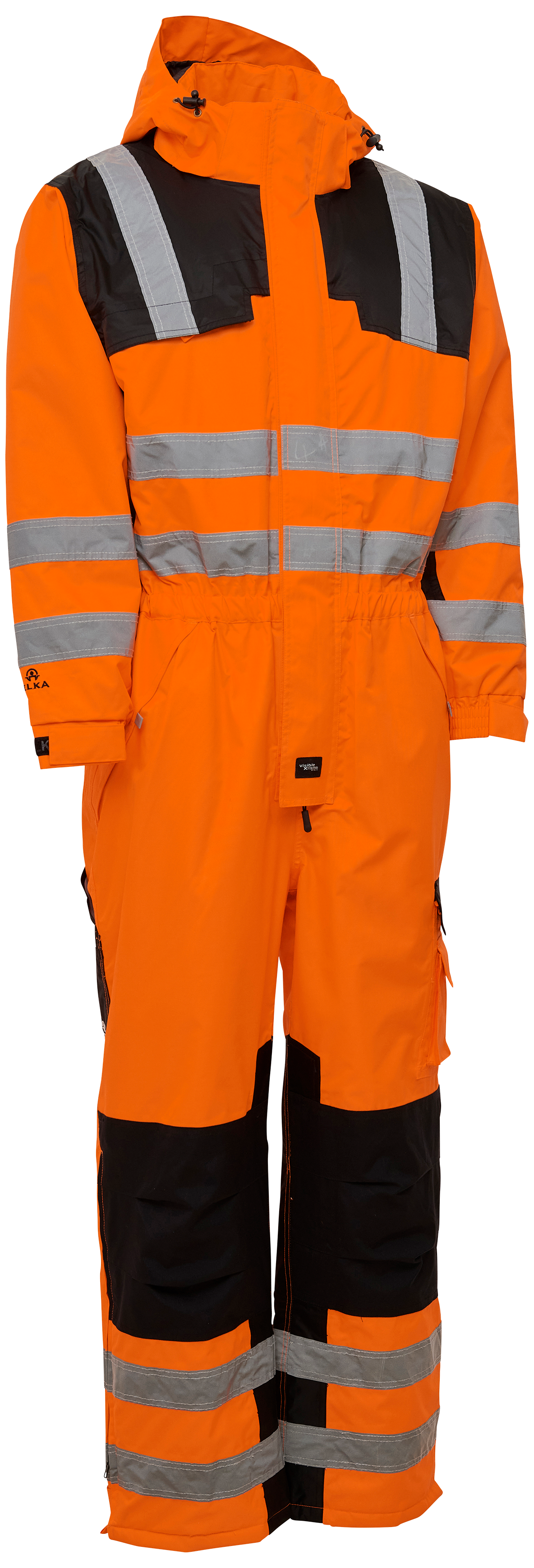 Hi-vis termokjeledress 088000R oransje/svart str. L