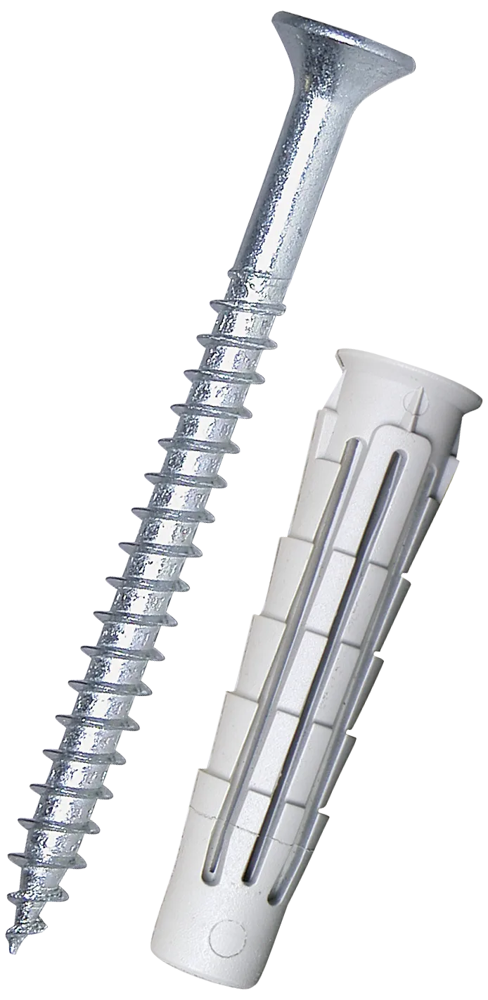 Spit PRO 6 universaldübel 10×50 med skrue, 25 stk