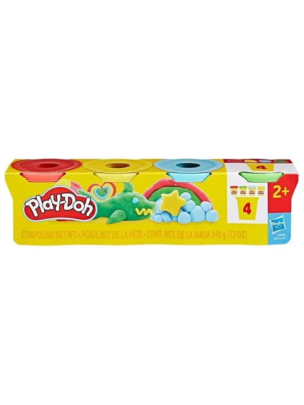 Play-Doh Classic 4 Pack Solid 340G
