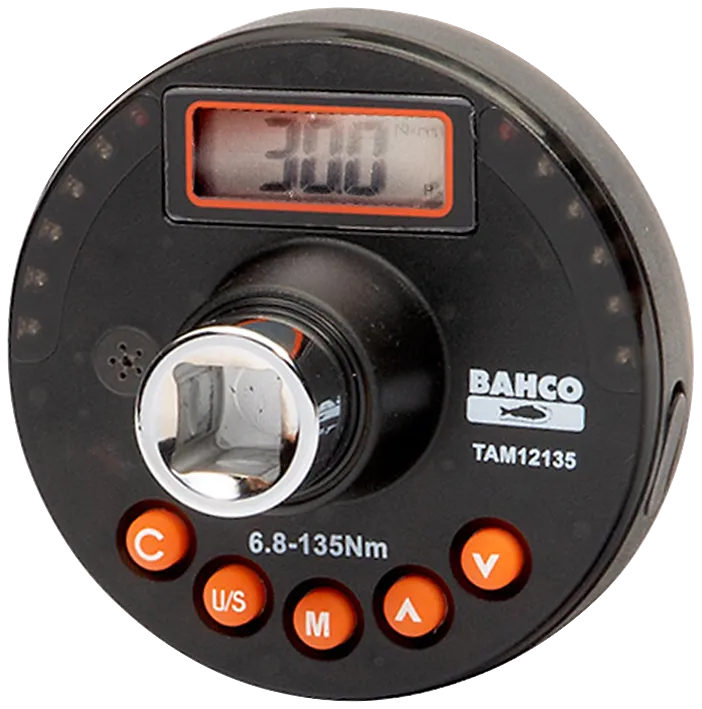 Elektr. vinkel-/momentmåler TAM 1/2" 4kt 17-340Nm