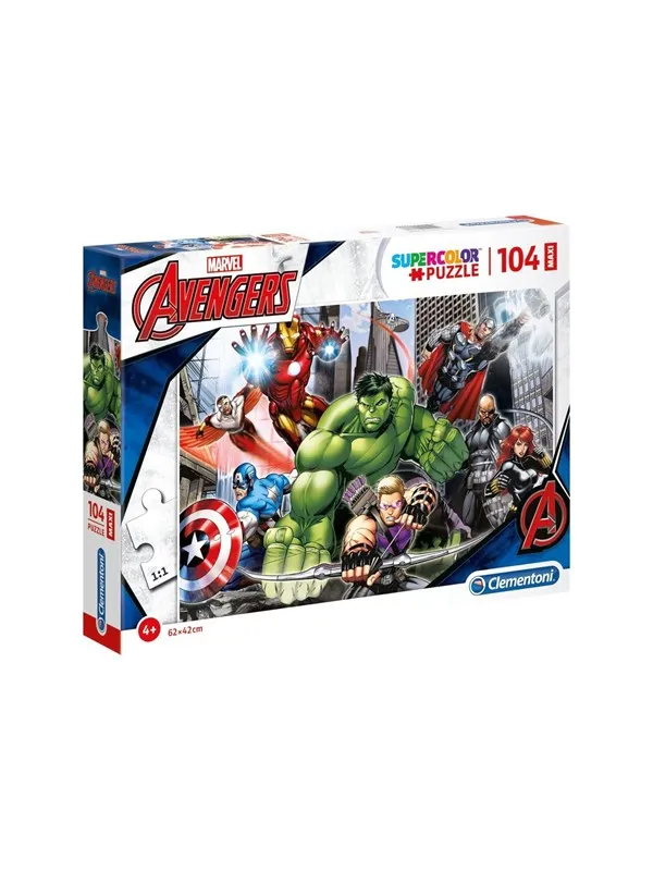 Clementoni Jigsaw Puzzle Super Color Maxi The Avengers 104pcs.