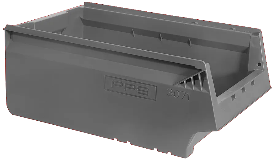 PPS 3071 plukkekasse grå 500×310×200mm 31ltr