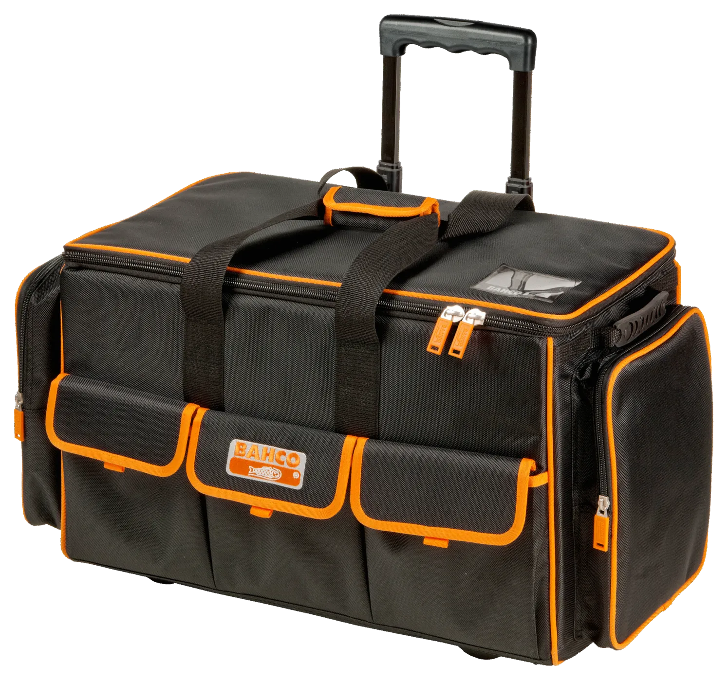 Softbag verktøyveske i stoff med hjul og teleskophåndtak 4750FB2W-24A