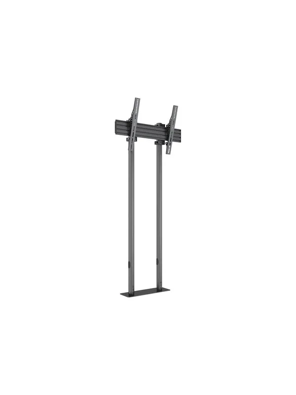 Multibrackets M Pro Series mounting kit - for flat panel - dual pole - black - Max 75 kg - recommended for 90"