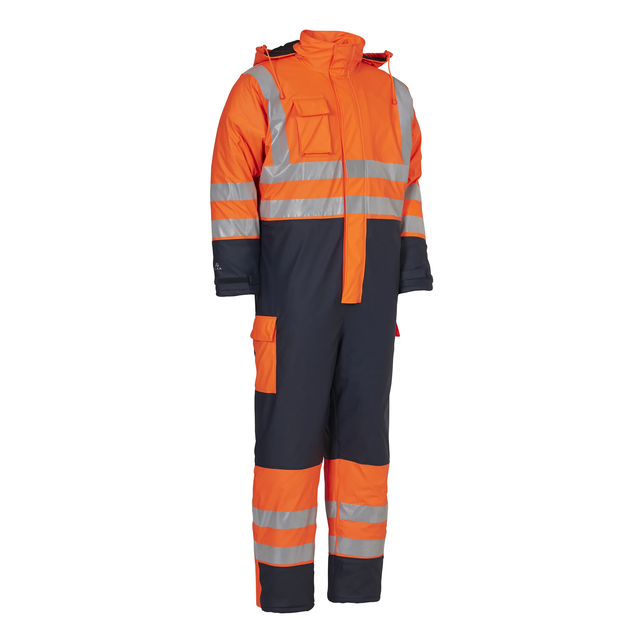 Dry Zone Synlig Termo Heldress - Fl. oransje/Marine - XL