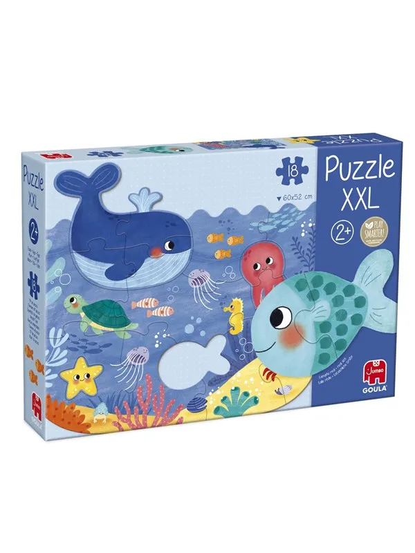 Jumbo Goula Puzzle XXL Ocean - 18 pcs. Gulv