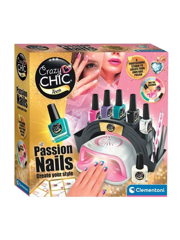 Clementoni Crazy Chic Passion Nails Nail Set