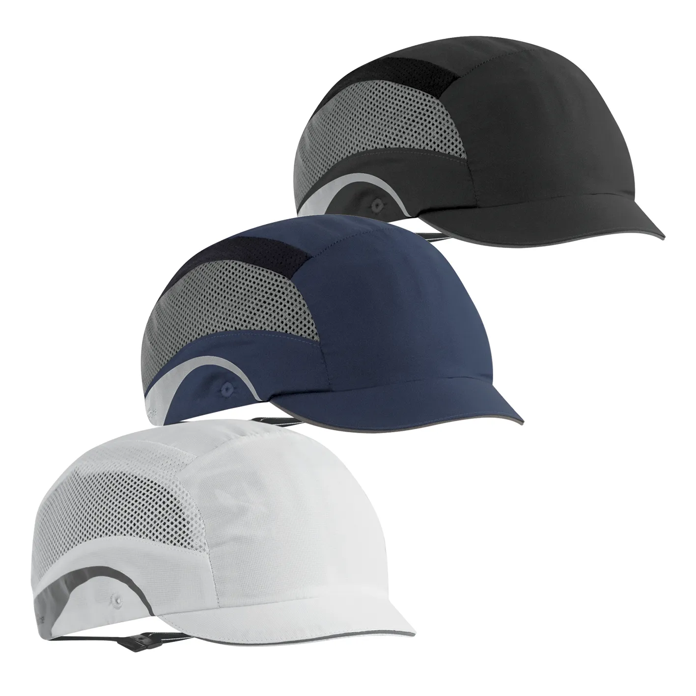 Bump Cap JSP Aerolite 2,5 cm, Sort
