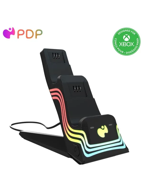 PDP Afterglow Wave - Dual Charger Black - Wired - Microsoft Xbox Series X