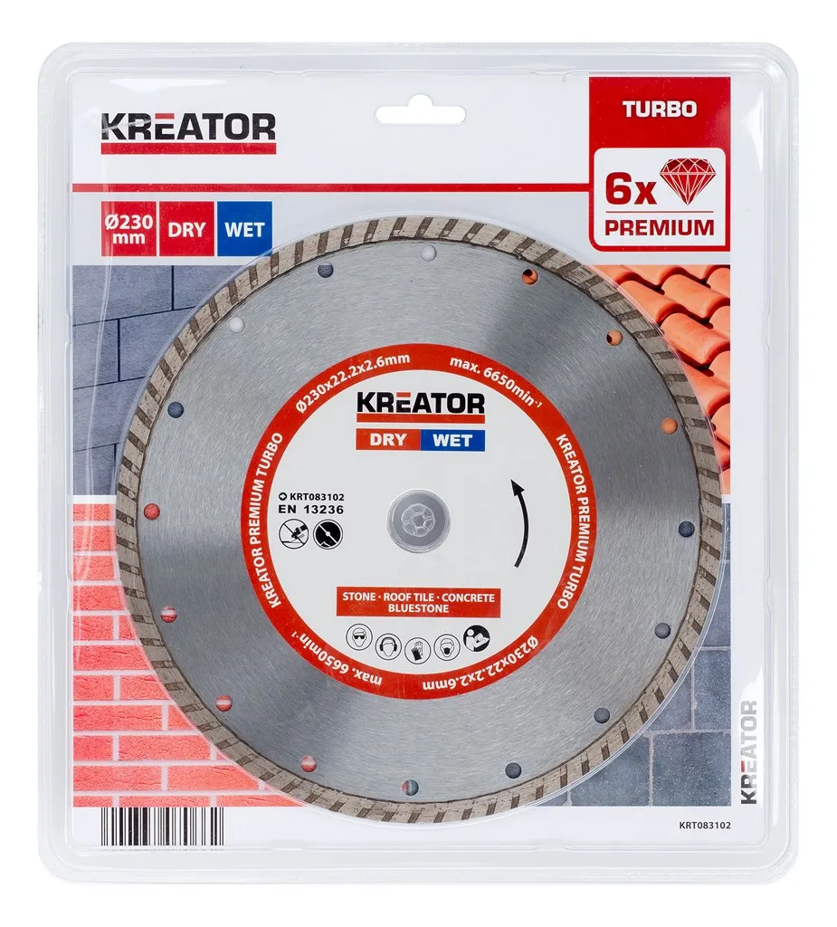Diamant kappeskive 230 mm TURBO