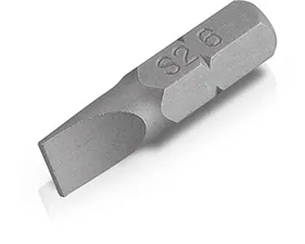 Bits rettskåret 6,0 mm x 1,0 mm - 2 stk.