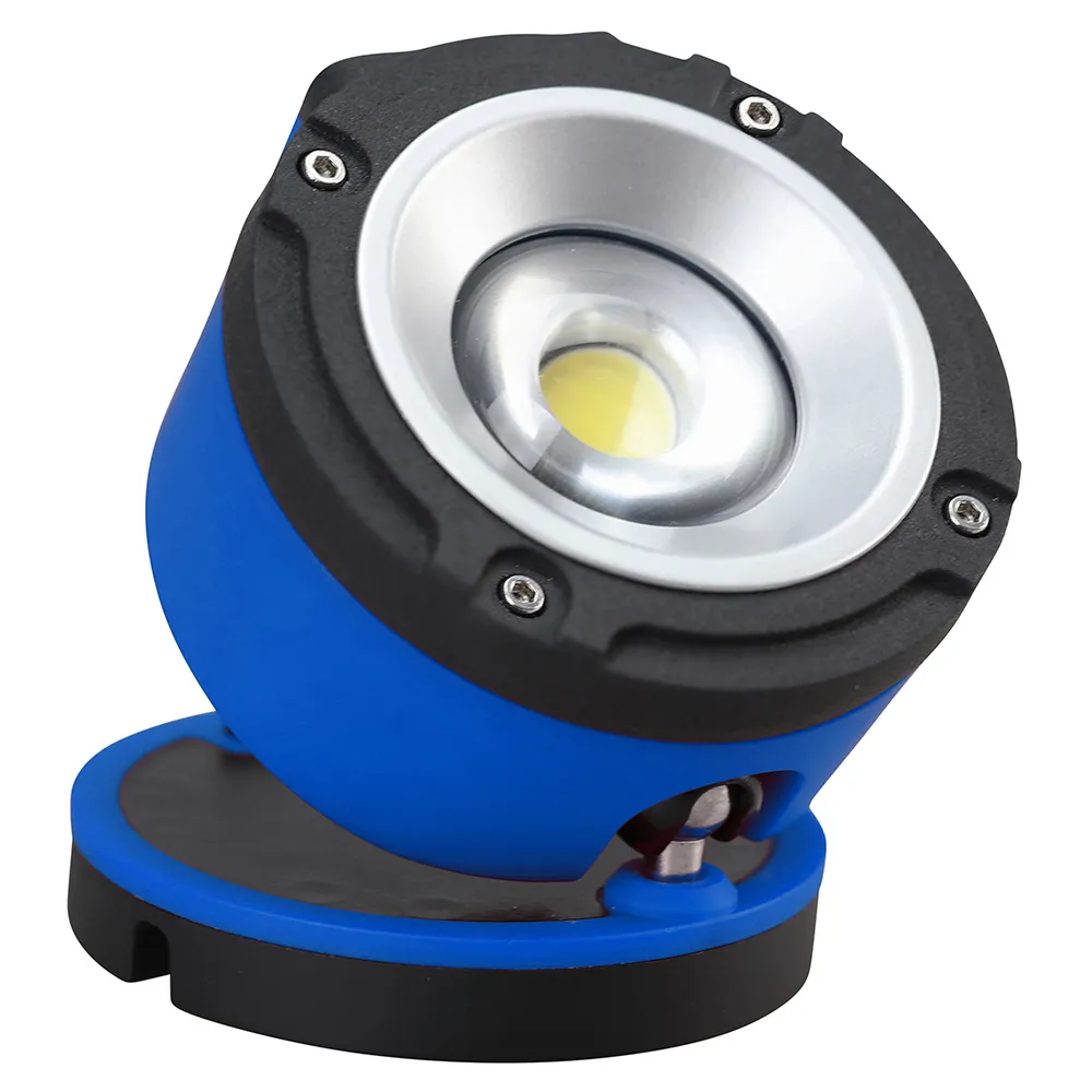 WRKPRO arbeidslampe "M3" COB LED med magnet og dreibar funksjon