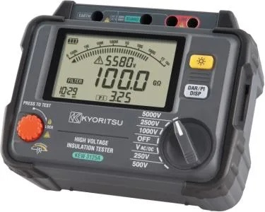 Kyoritsu 3125A  -  Digital 5kV høyspenningsisolasjonstester
