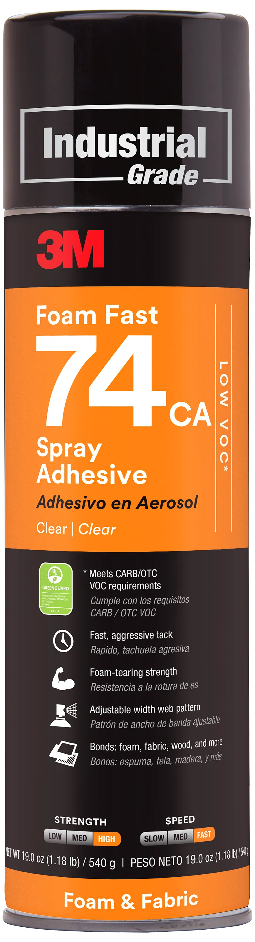 Spraylim FoamFast 74 oransje, 500ml