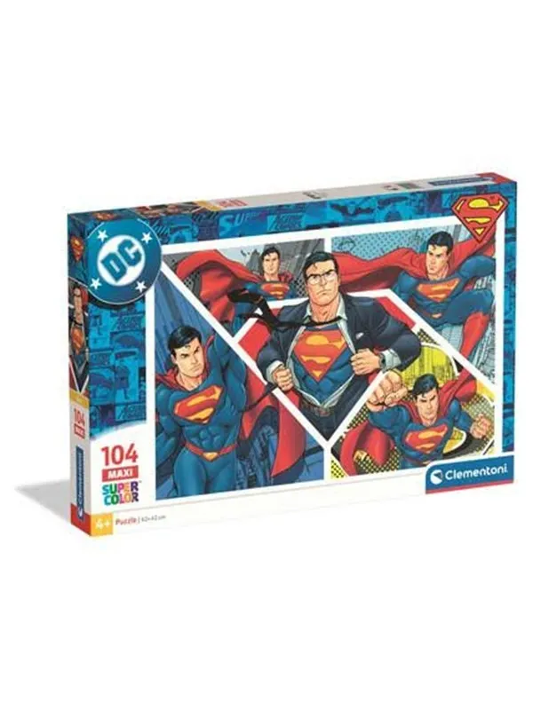 Clementoni Puzzle Maxi Superman 2026 104 pieces Gulv