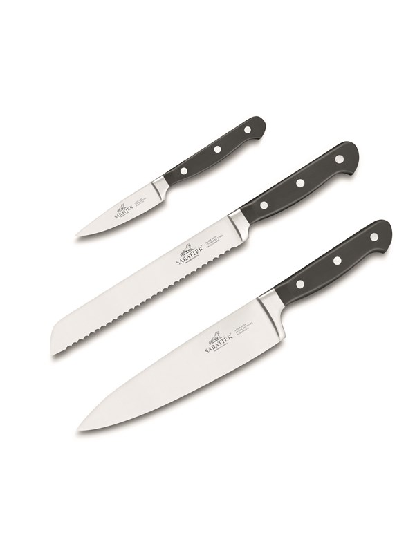 Lion Sabatier Pluton knife set Steel/black