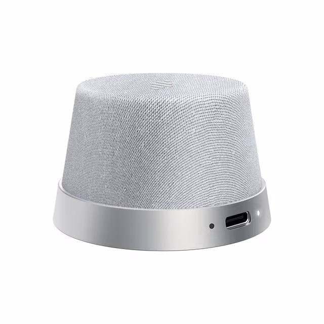 NÖRDIC Bluetooth 5.3 høyttaler med magnet 3W IPX6 sølv