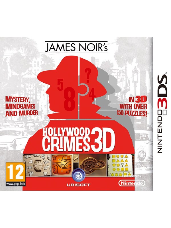 James Noir's Hollywood Crimes 3D - Nintendo 3DS - Puslespill
