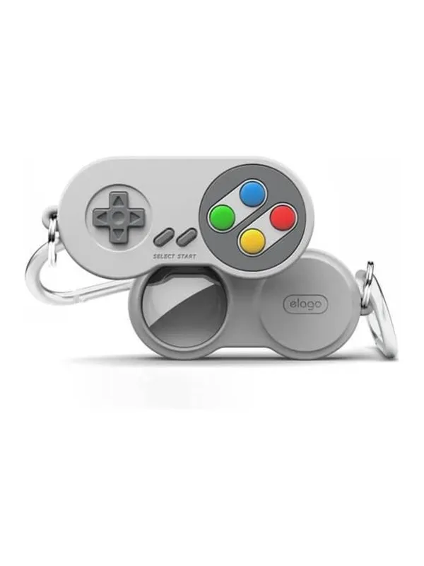 Elago W5 Retro Airtag Case for AirTag Light Grey