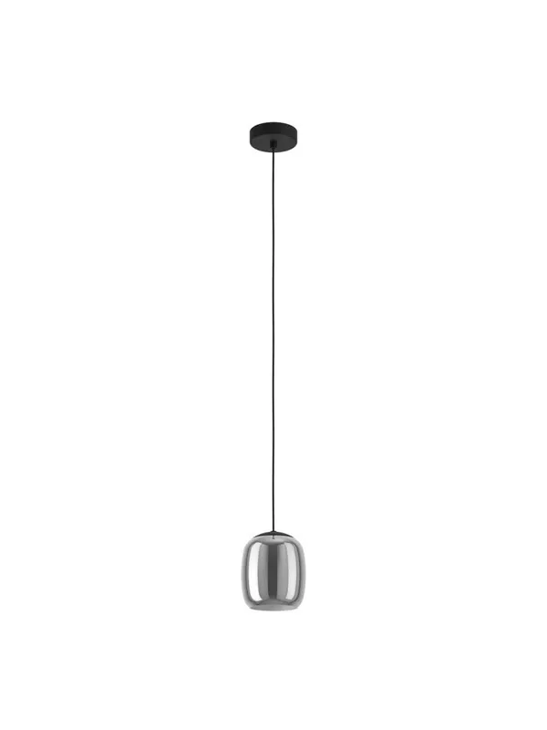 EGLO CIAMPINO PENDEL Ø150 E27 SVART/GRÅ