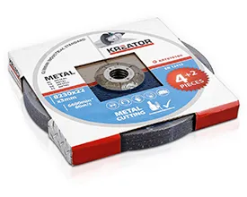 Kutteskiver metall 230x3,0 mm - 6 stk.
