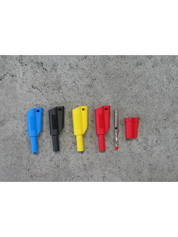 Elma Instruments Safety banana plug - 1076 blue