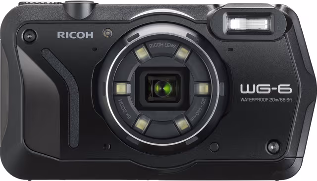 Ricoh kompaktkamera WG-6 (sort)