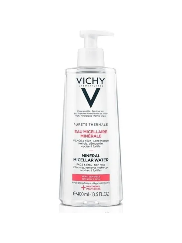 Vichy Pureté Thermale Mineral Micellar Water Face Cleanser 400 ml