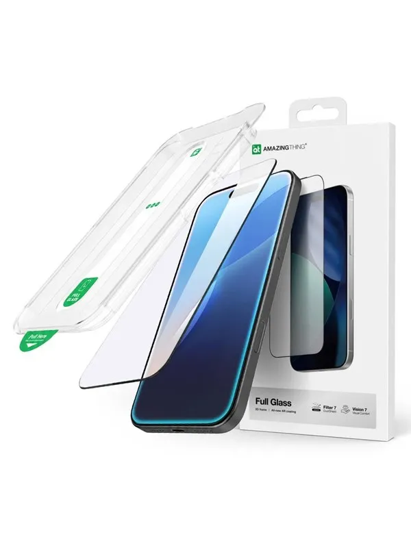 AmazingThing Titan Vision 7 Tempered Glass for iPhone 17 Pro Max
