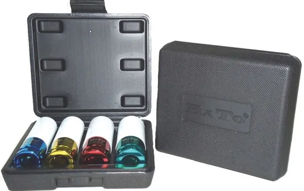 BATO Kraftpipe-sett 1/2" 17-19-21-22mm for hjul. 4 deler.