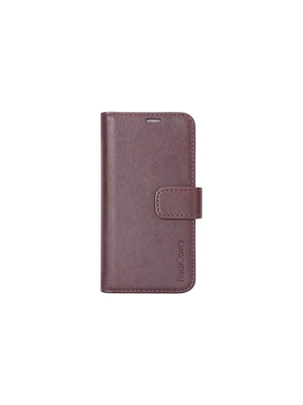 Radicover Radiationprotected Mobilewallet PU iPhone 5/5S/SE Flipcover Brown