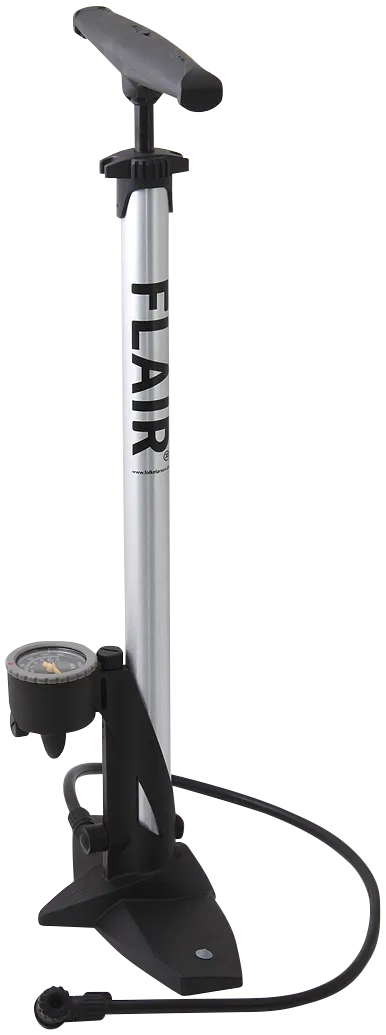 Flair fodpumpe m/manometer 11 bar, 160 psi