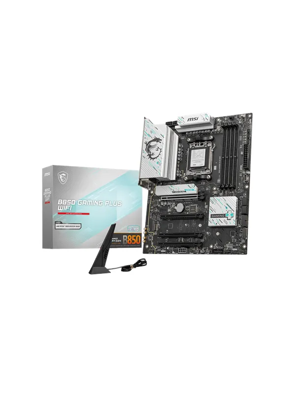 MSI B850 GAMING PLUS WIFI Hovedkort - AMD B850 - AMD AM5 socket - DDR5 RAM - ATX