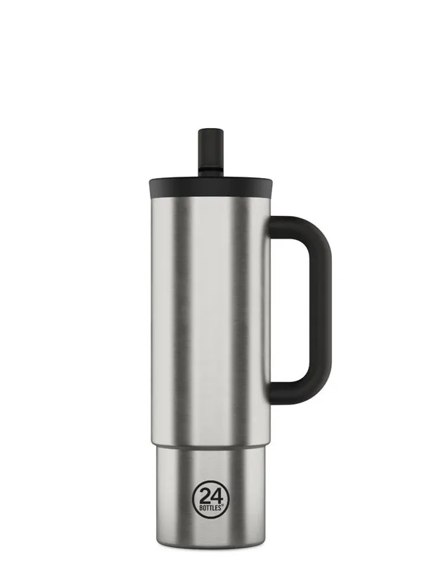 24Bottles - Straw Cup - Brushed Steel - 800 ml