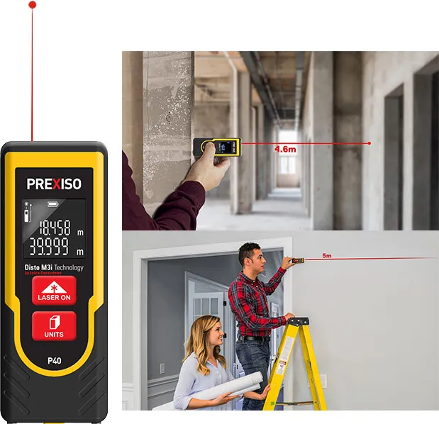 PREXISO P40 avstandsmåler 0,21-40m
