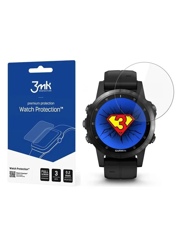 3mk Hybrid Glass  Watch Protection FlexibleGlass for Garmin Fenix ​​5 Plus
